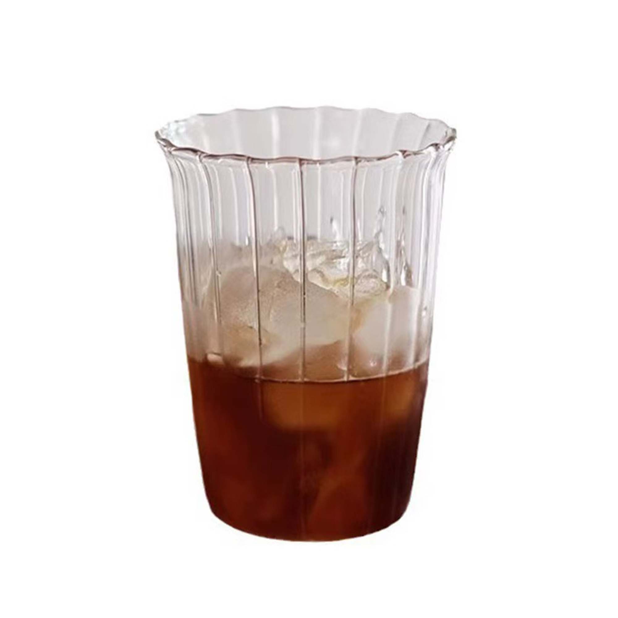 14oz Clear Glass Tumbler for Cold Drinks 5