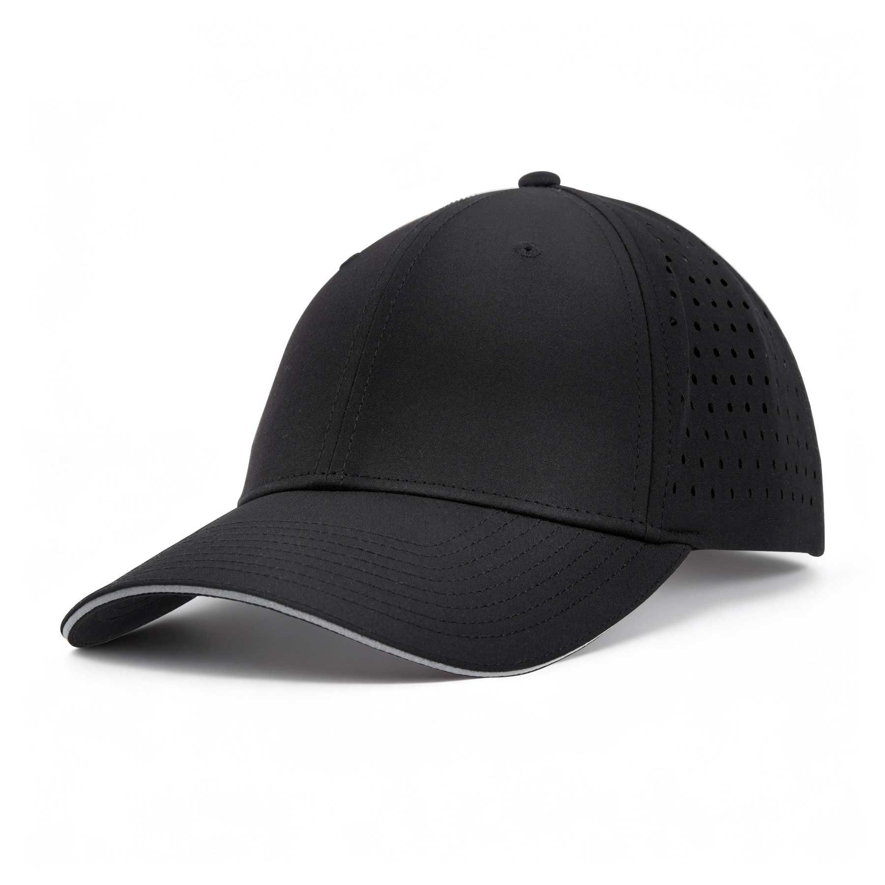 6 Panel Structured Laser-Cut Mesh Golf Cap 10