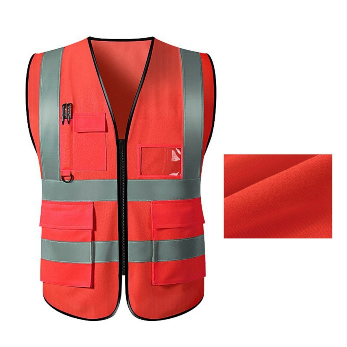 Breathable Pockets Safety Vest 3