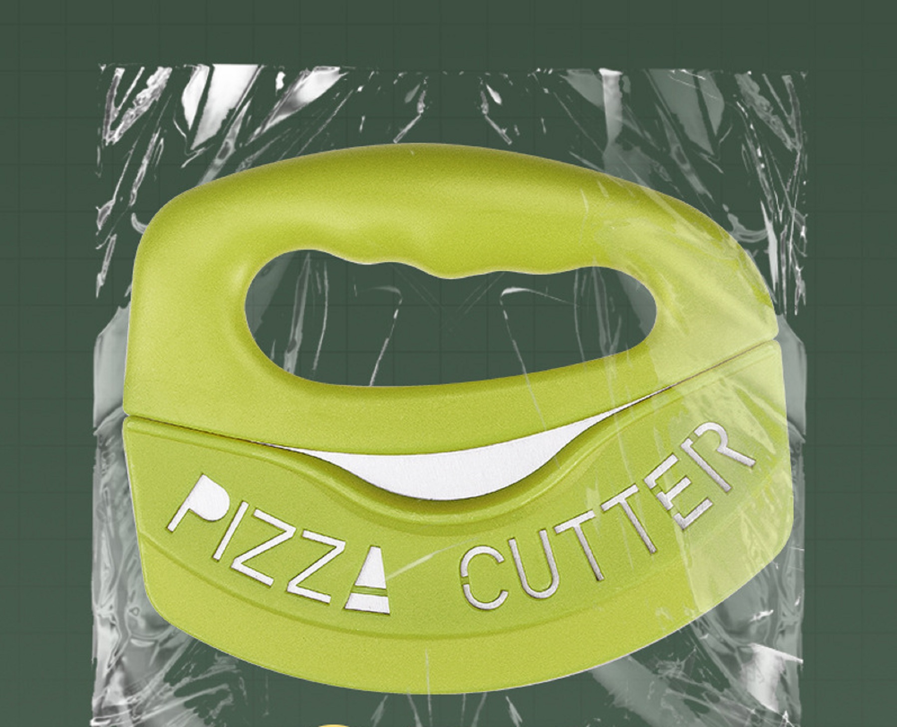 Heavy Duty Stainless Steel Pizza Cutter with Cover 4