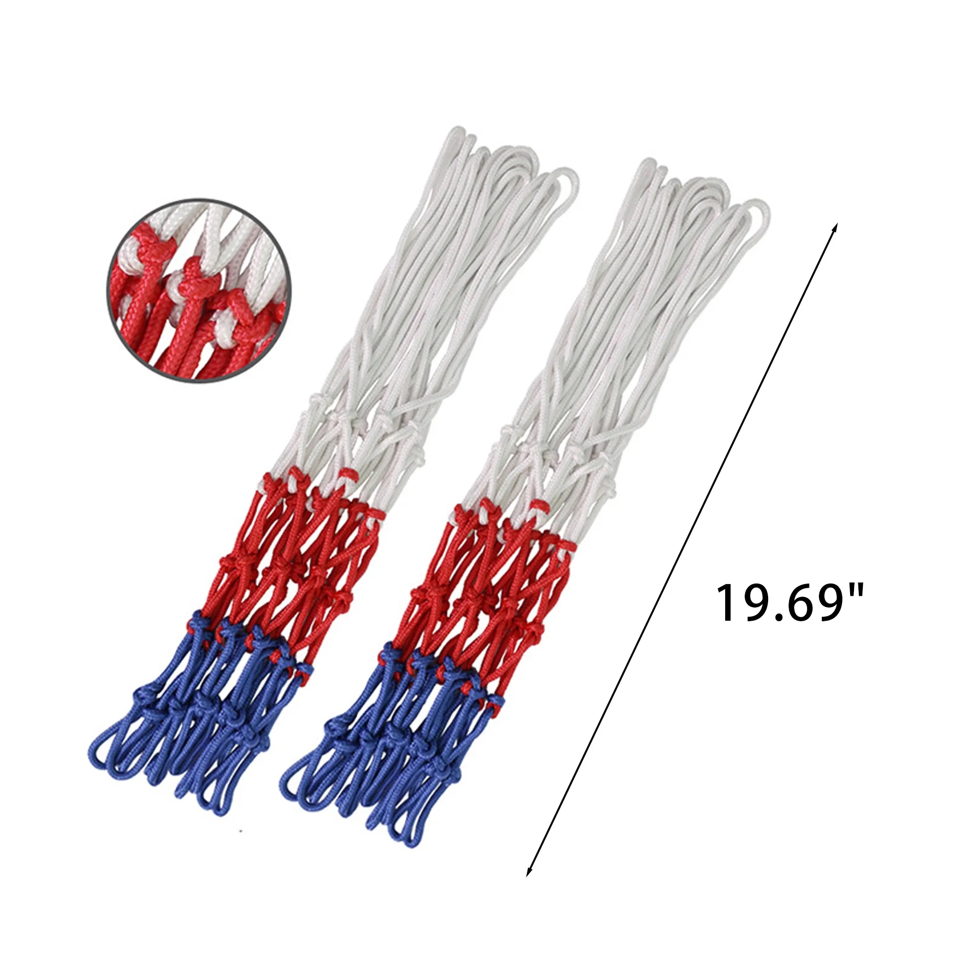 5Mm Thickened Three-Color Polypropylene Basketball Net 5