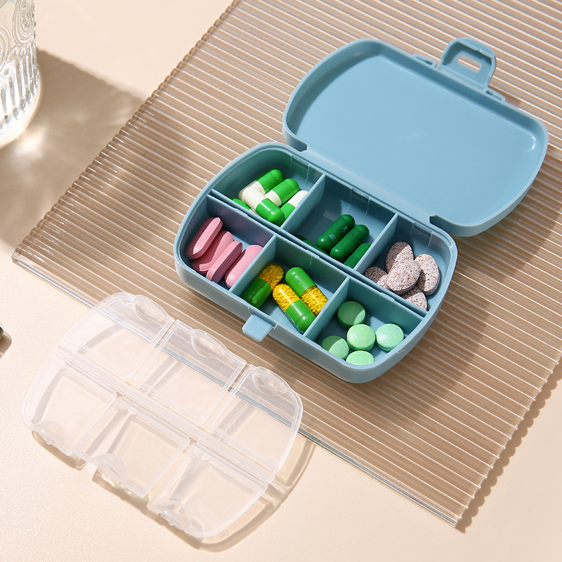 6 Compartments Portable Pill Case 2