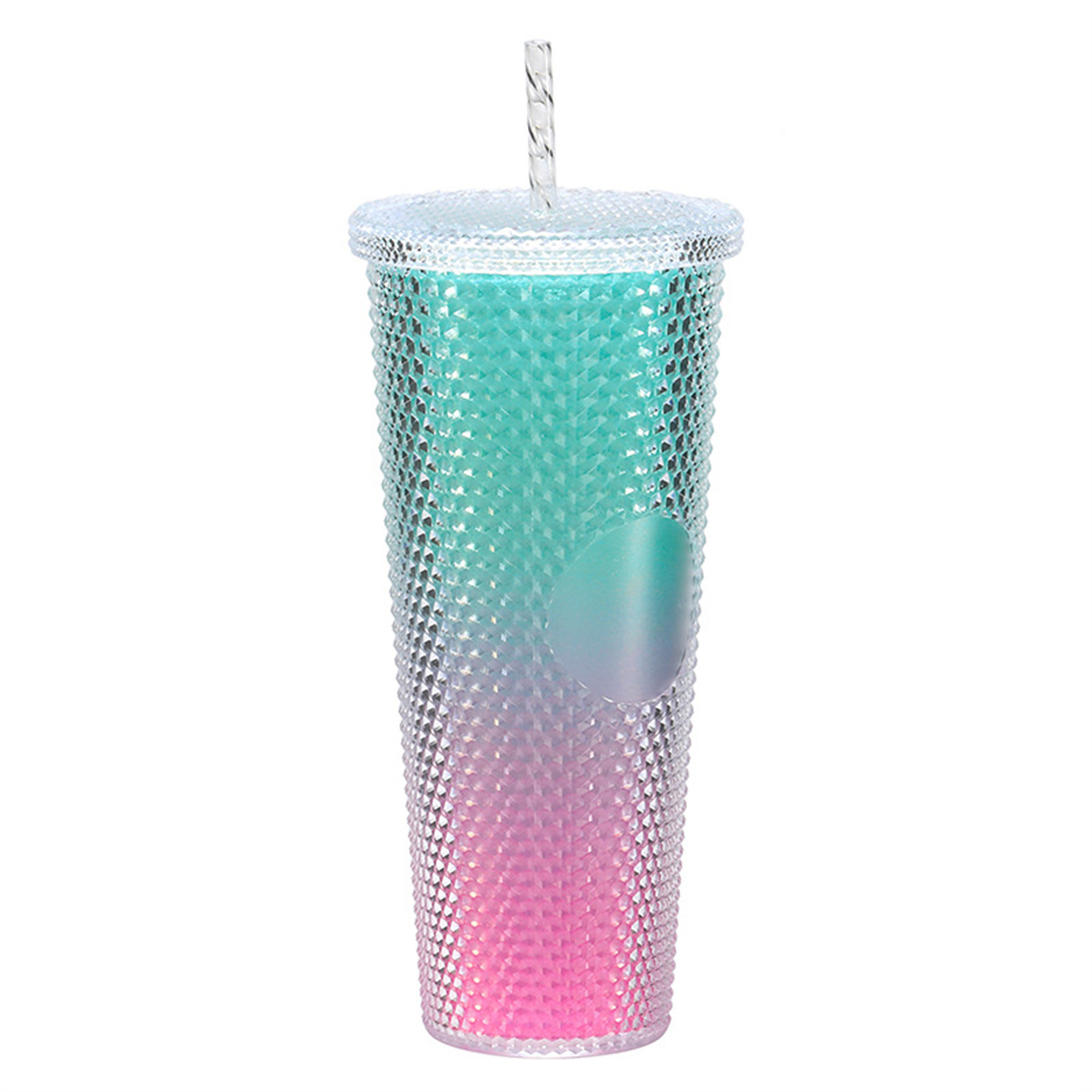 24oz Plastic Durian Cup with Straw 14