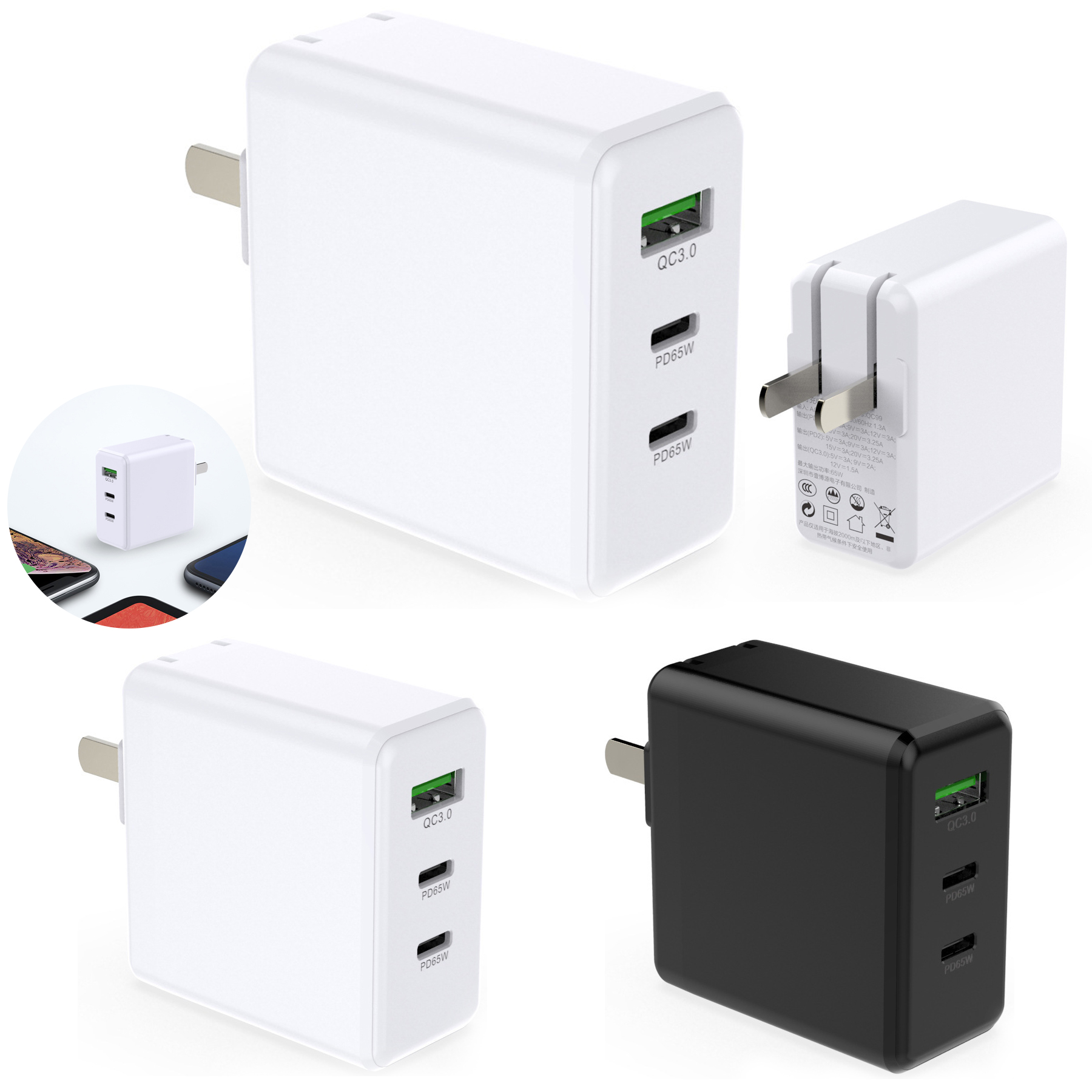 Charger Type C Foldable Adapter 2
