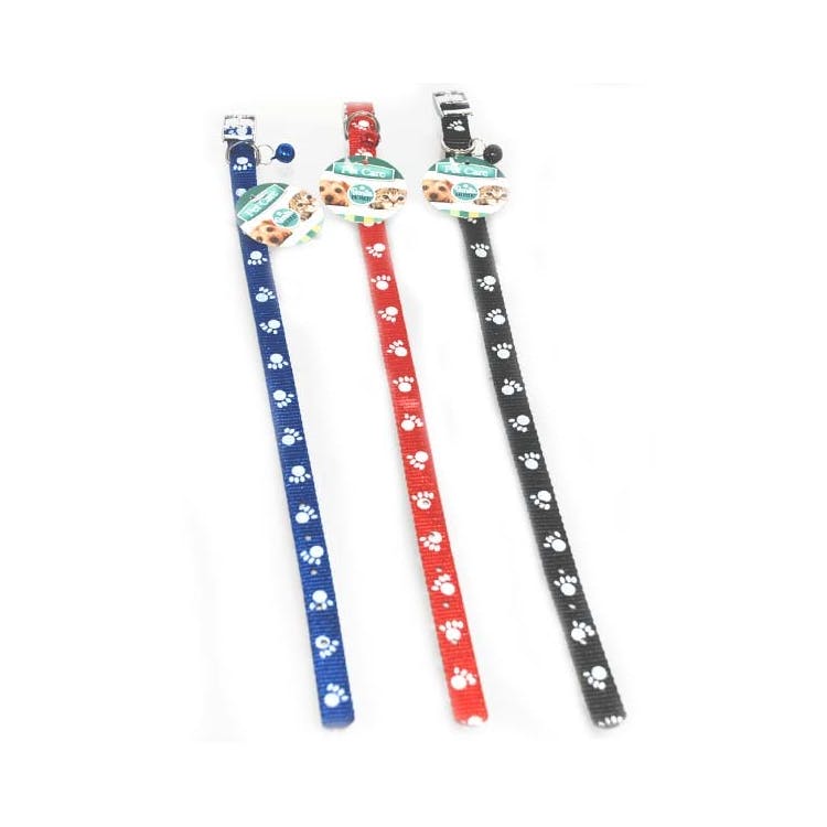 Paw Print Dog Collars - Assorted 2