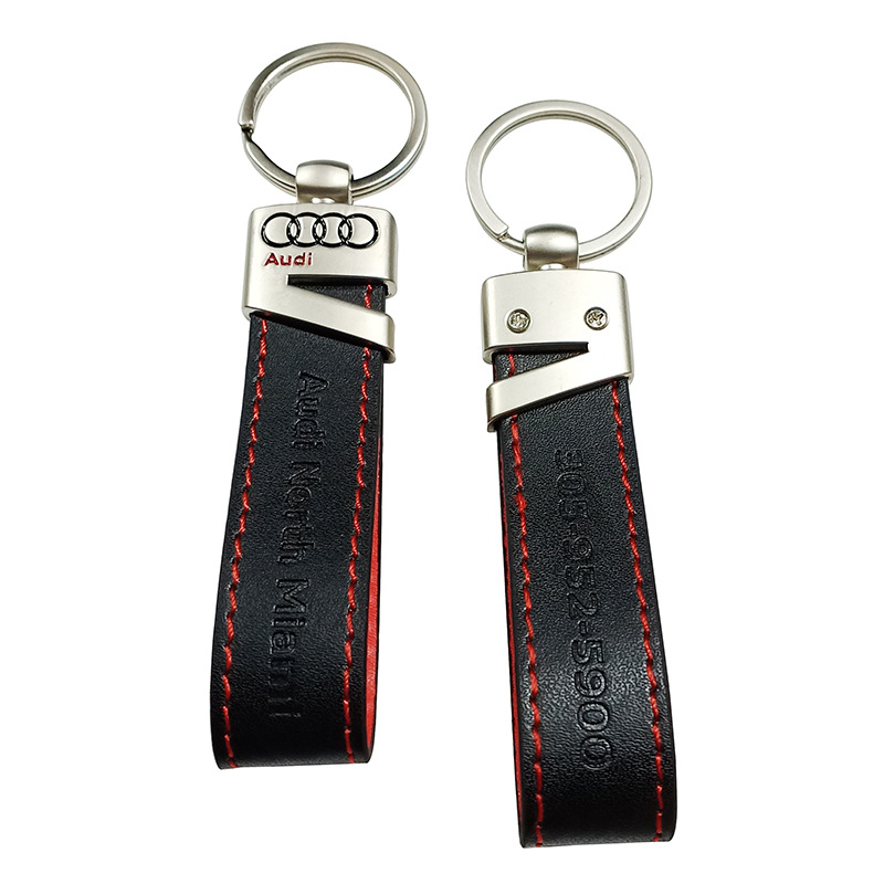 Leatherette Auto Logo Key Chain 5