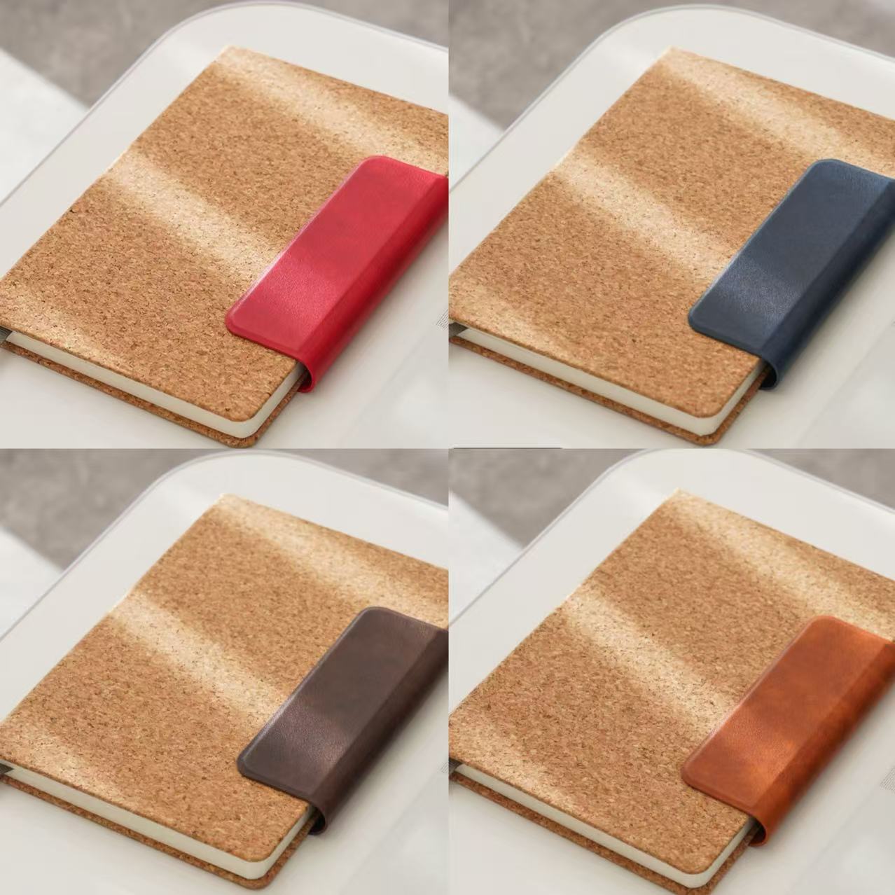 MOQ 10 pcs Bamboo Journal with Magnet Pen Pocket 3