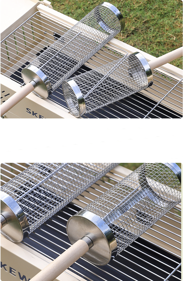 Rolling Grill Basket 3