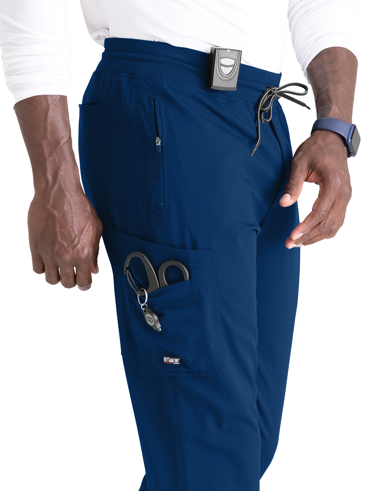 Grey's Anatomy Spandex Stretch - Men's Five-Pocket Murphy Jogger Scrub Pant 22