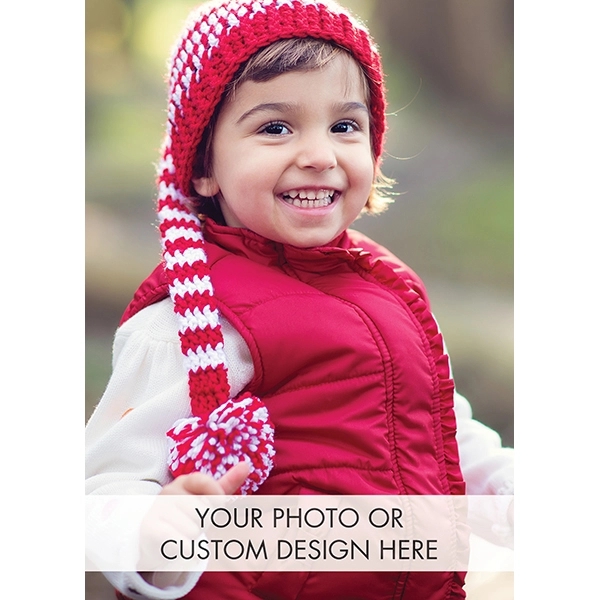 Custom Greeting Card (Vertical, Deluxe Size, Folded) 1