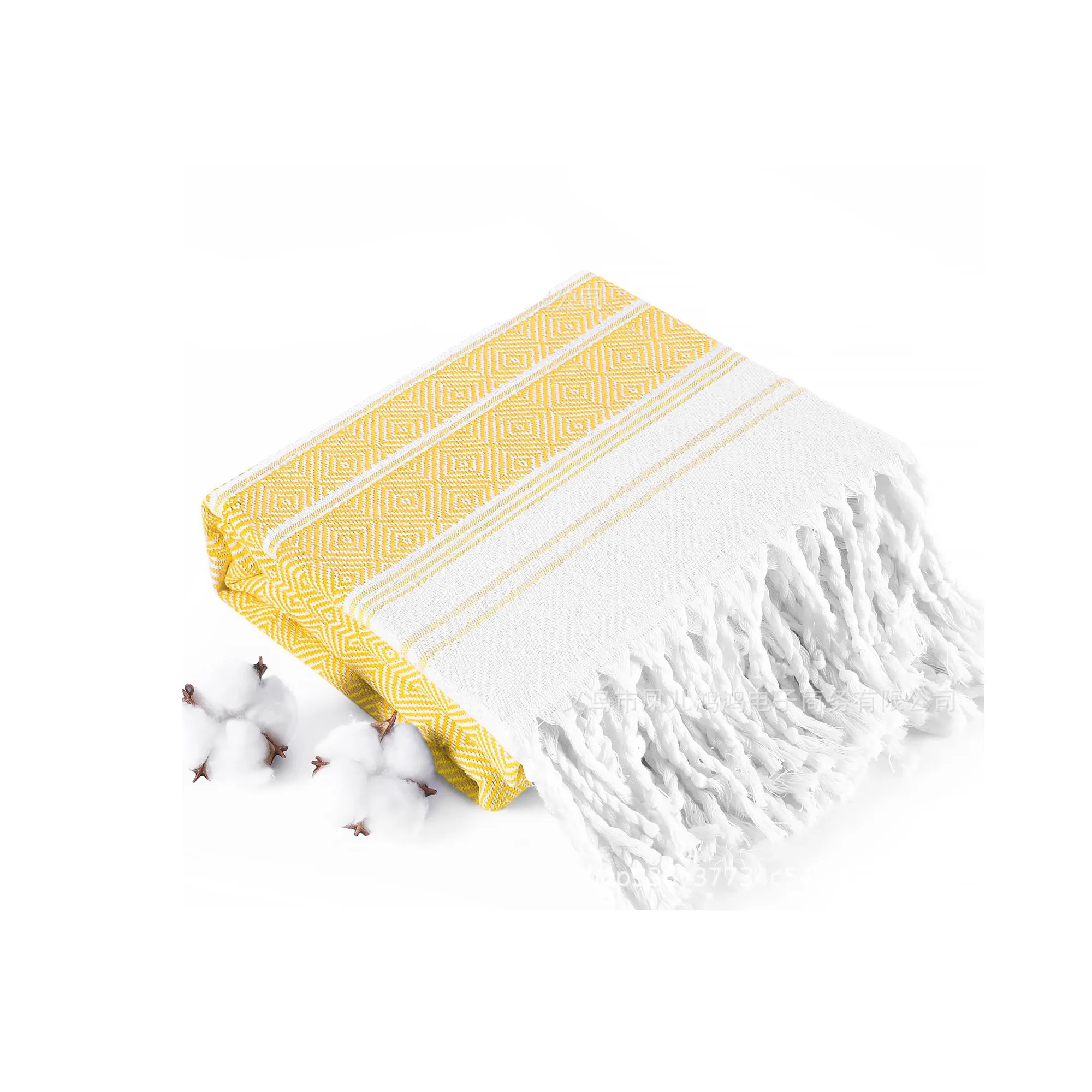 Lightweight Turkish Jacquard Beach Towel 74.8" x 39.4" 2