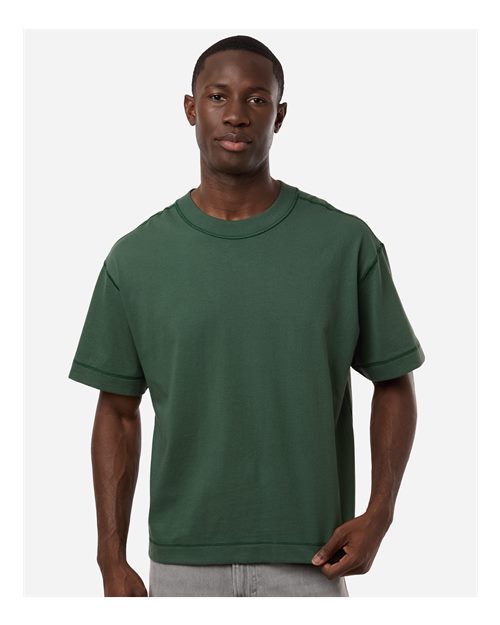 Unisex Heavyweight Cotton Mid-Length Tee - 13ML0 16