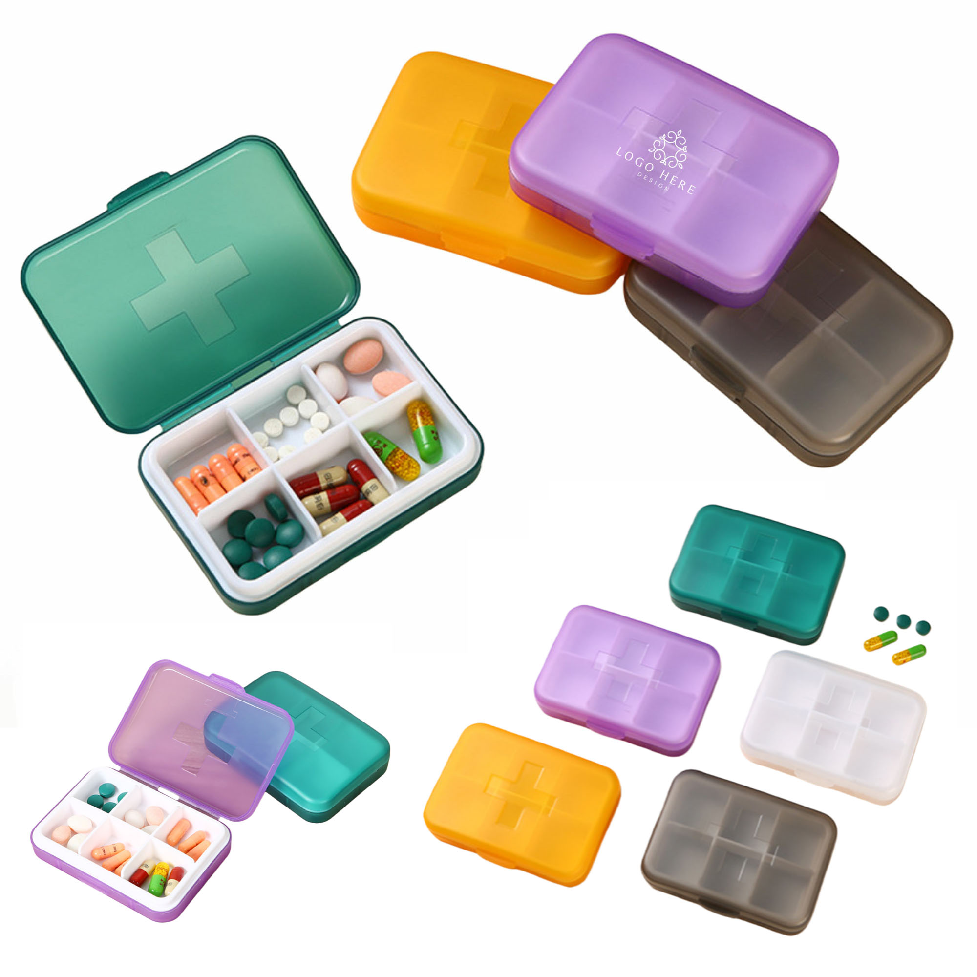 Plastic Pill Storage Box 2
