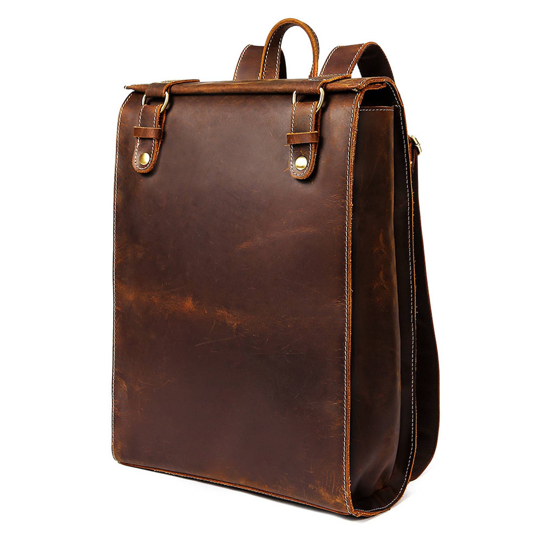 Genuine Leather Business Work backpack 6
