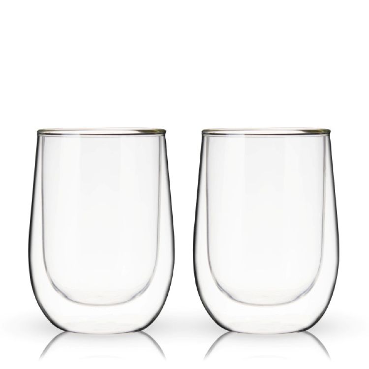 True® Double Walled Wine Glass, set of 2 6