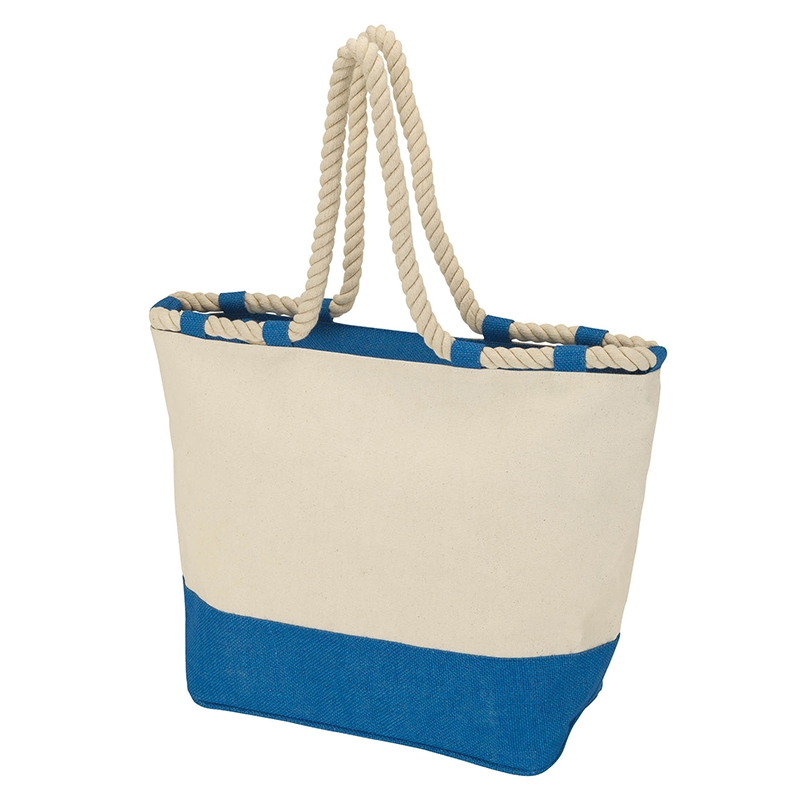 Barcelona Canvas & Jute Tote 9
