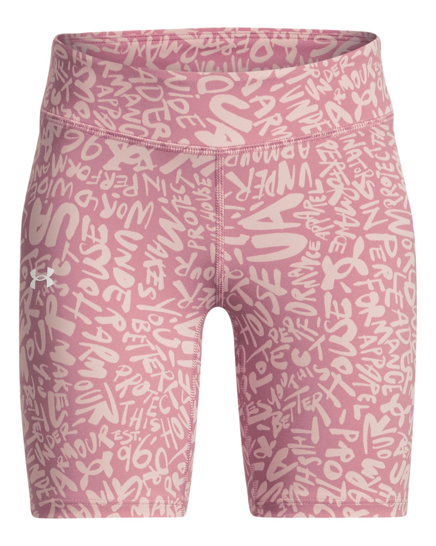 UA Motion Printed Girls' Bike Shorts 2