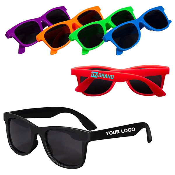Promotional Solid Color Classic Sunglasses 2