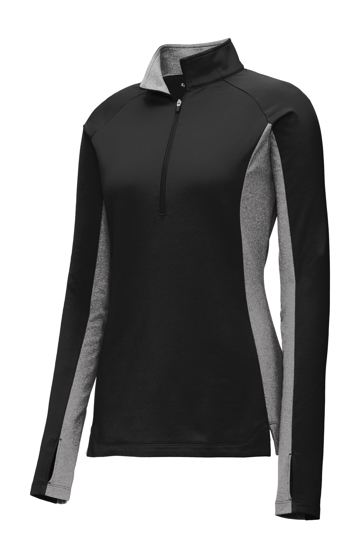 Women's Sport-Wick Stretch Contrast 1/4-Zip Pullover