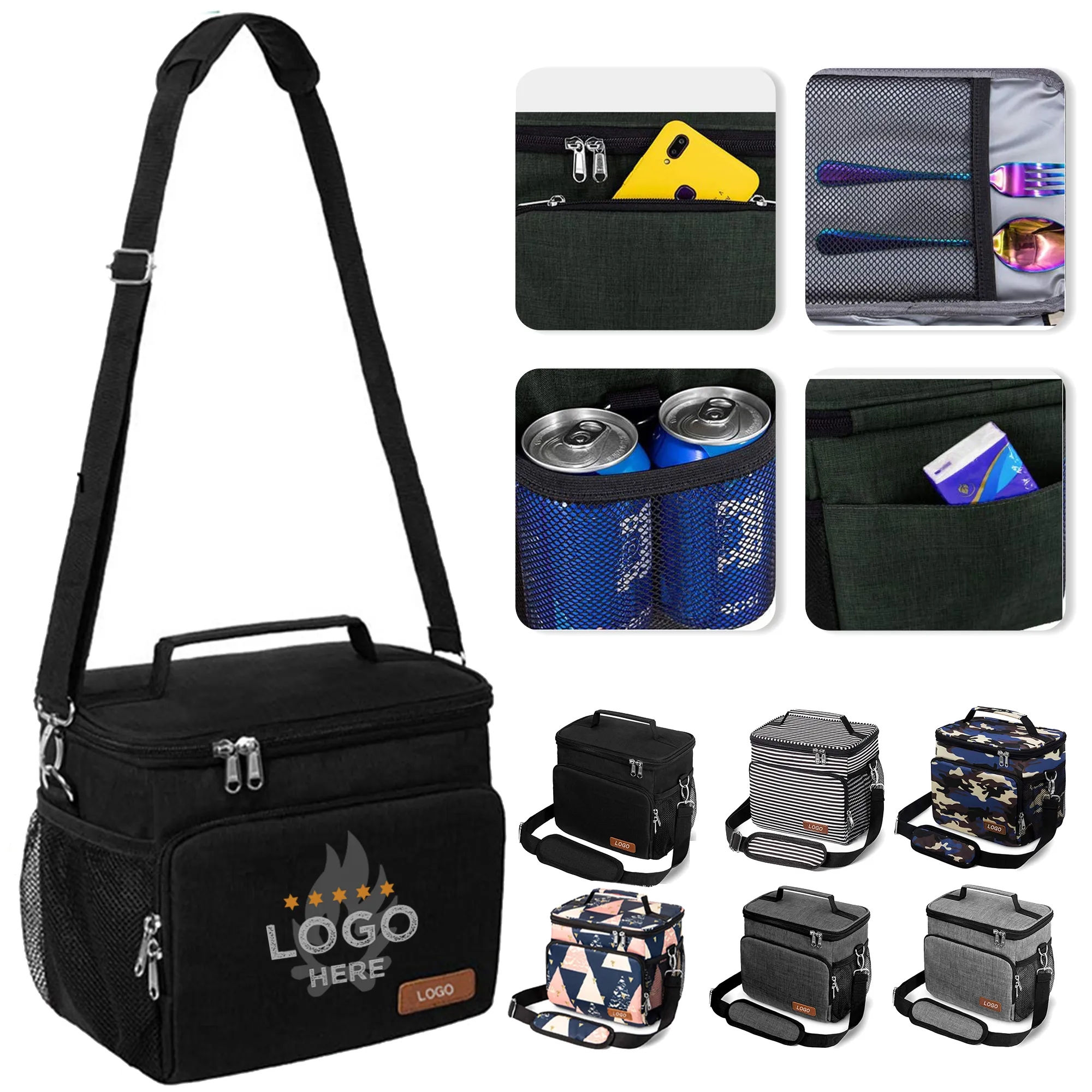 Reusable Insulated Lunch Cooler Bag 1
