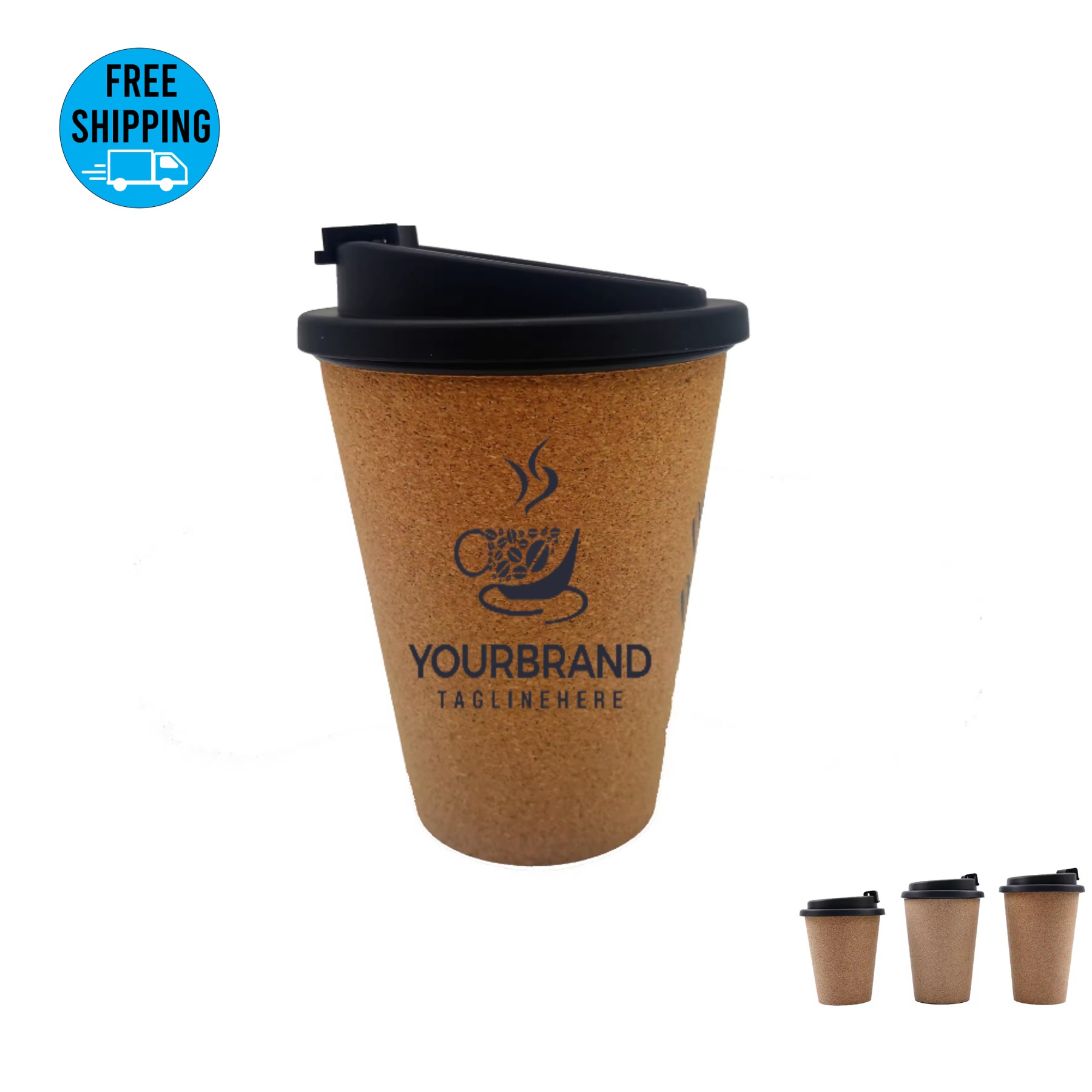 12oz Cork Coffee Mug/Cup 4
