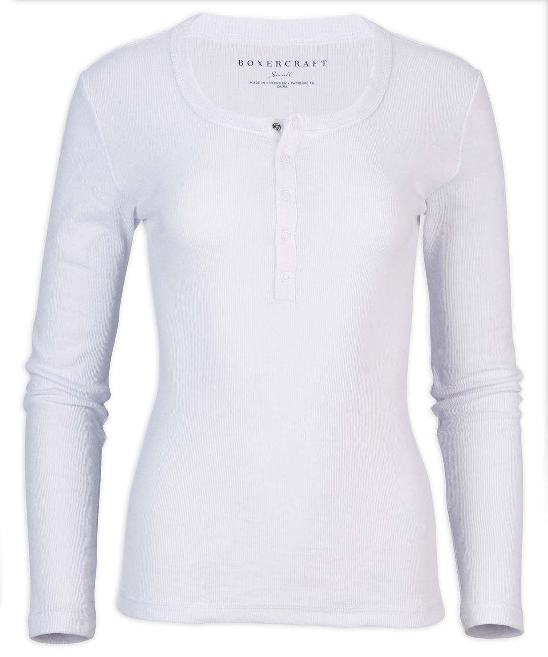 BOXERCRAFT HARPER RIB HENLEY 16