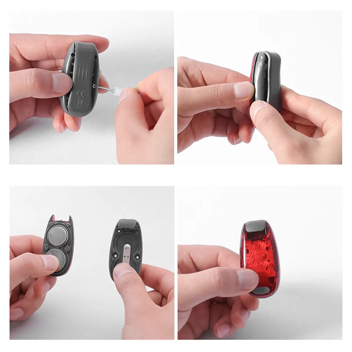 LED Outdoor Sports Safety Cycling Biking Tail Warning Light 4