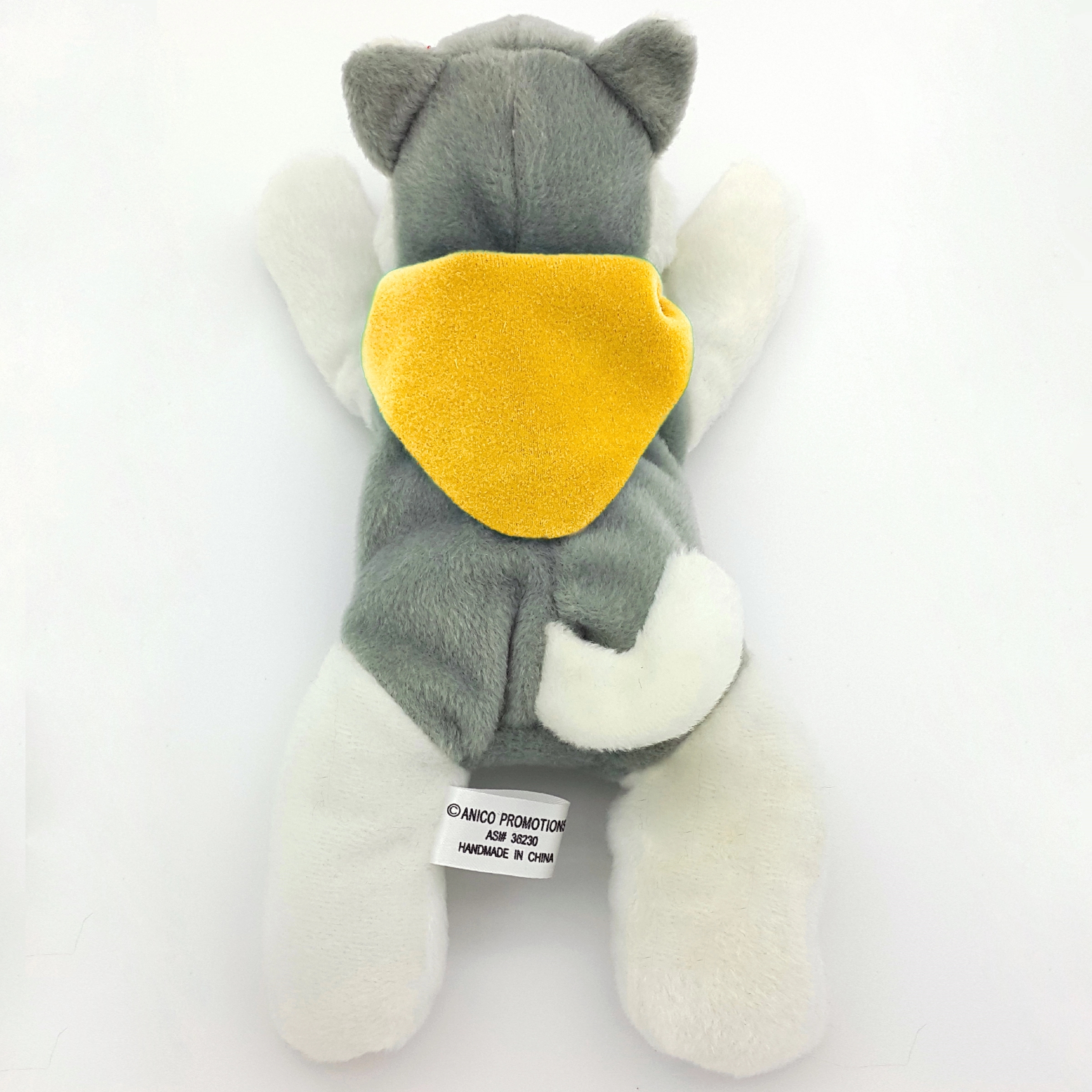 8" Laying Down Beanie Husky 17