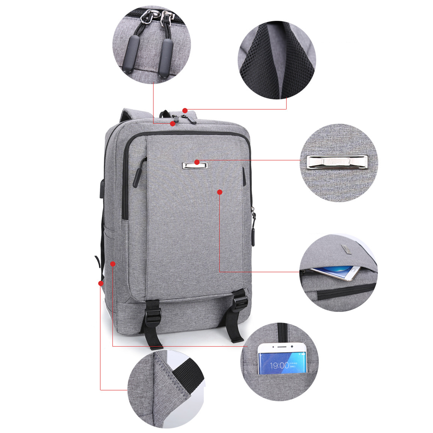Travel Rucksack For Business Oxford Backpack 4
