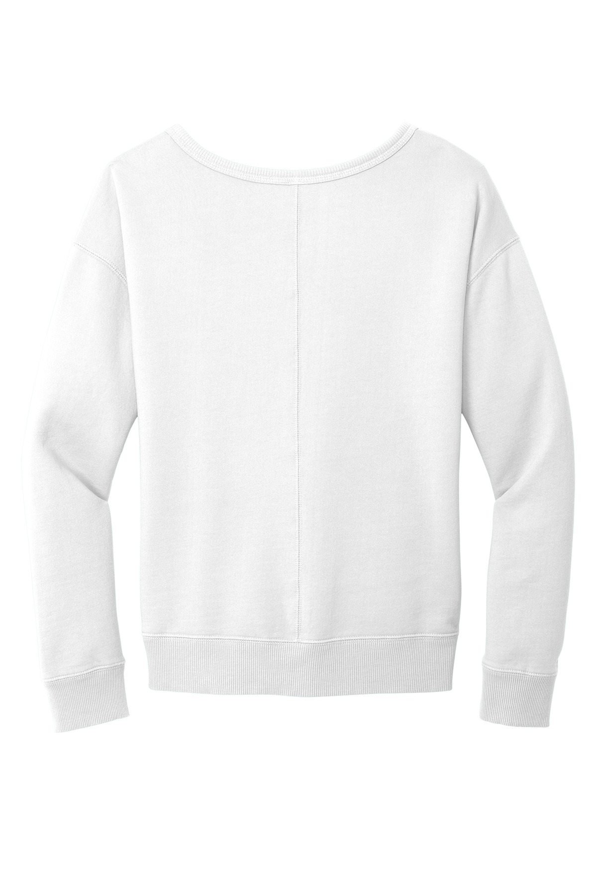 Port & Co Women's Beach Wash Garment-Dyed V-Neck Sweatshirt LPC098V 51