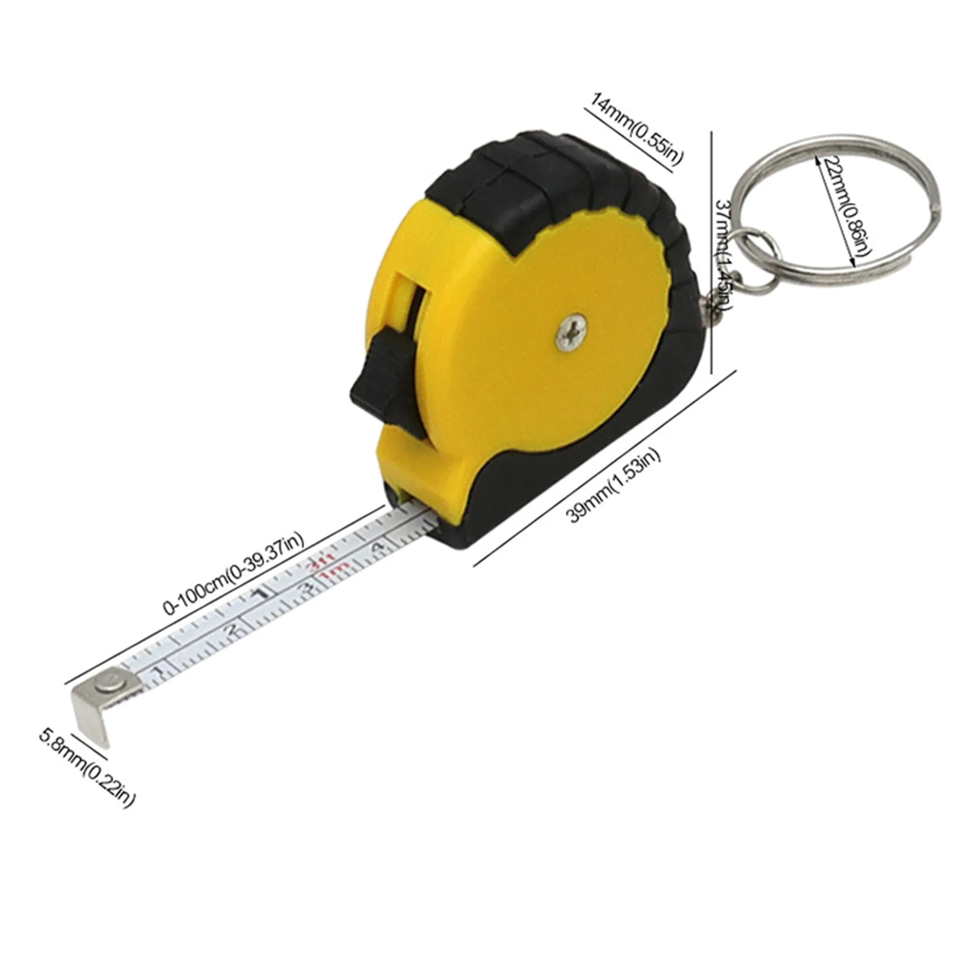 Tape Measure Key Chain 1