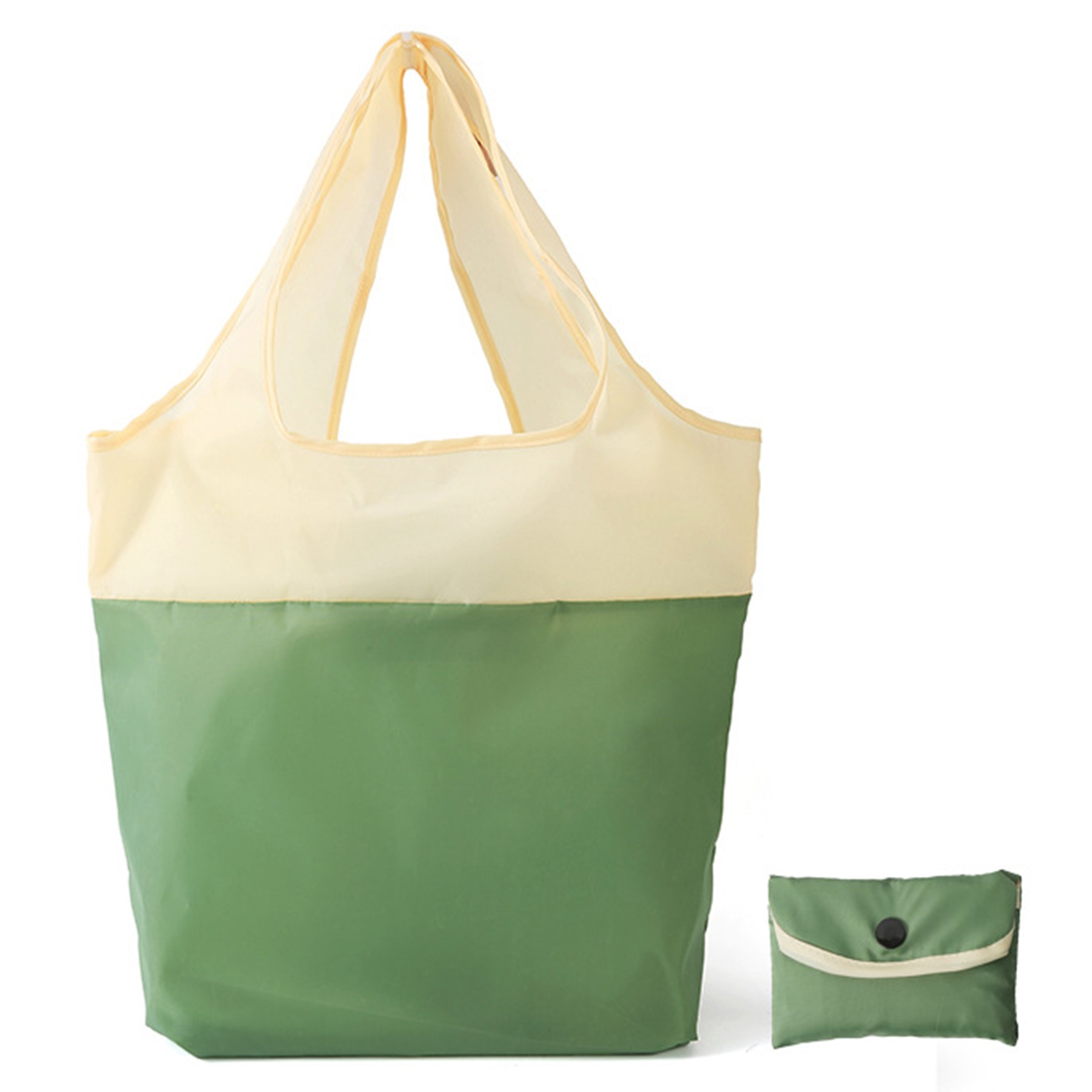 Two-Tone Folding Shopping Bag, custom tote bag with logo imprint 3