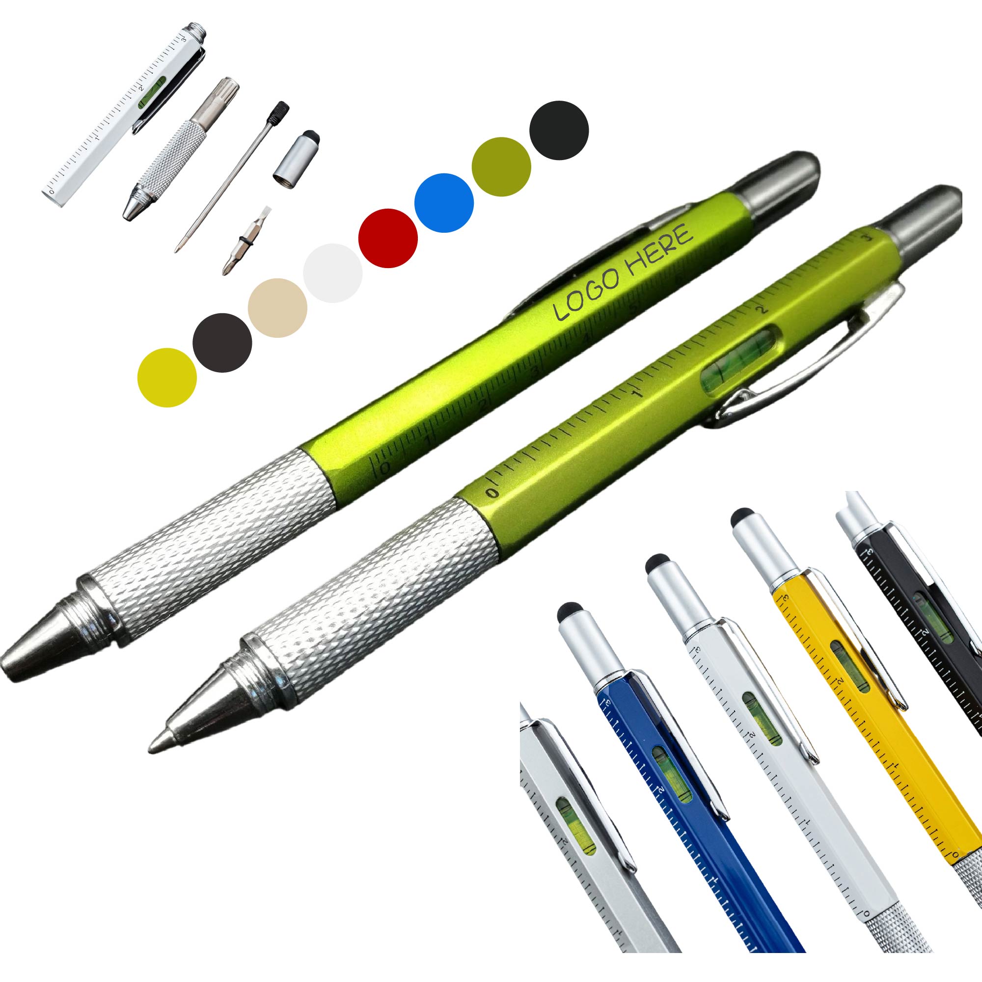 6 in 1 Multi-function Ballpoint Pen 1