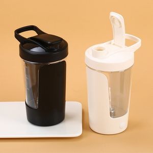 350ml Clear Plastic Sports Water Bottle With Handle 5