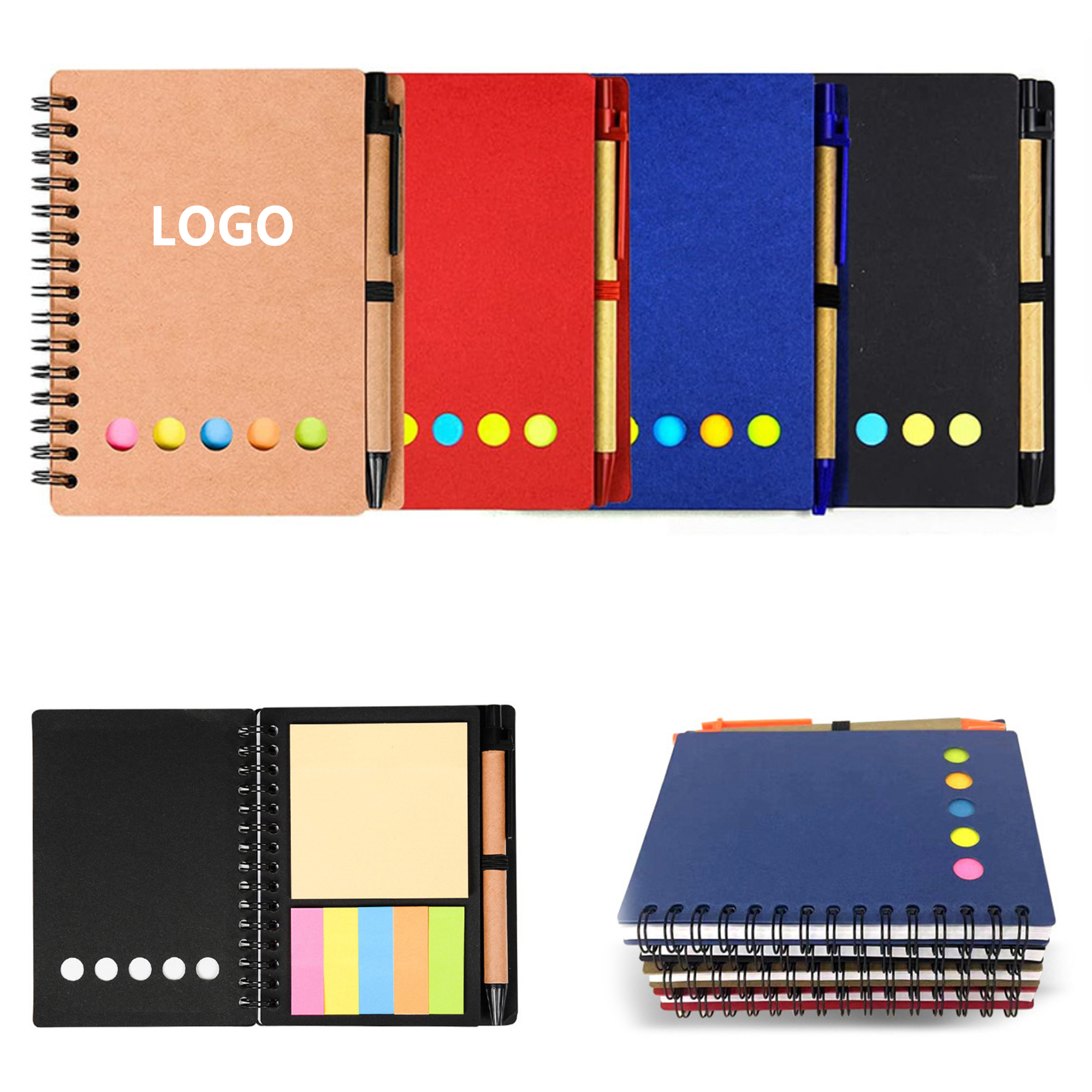 Coil Notepad Sticky Notes Set 1
