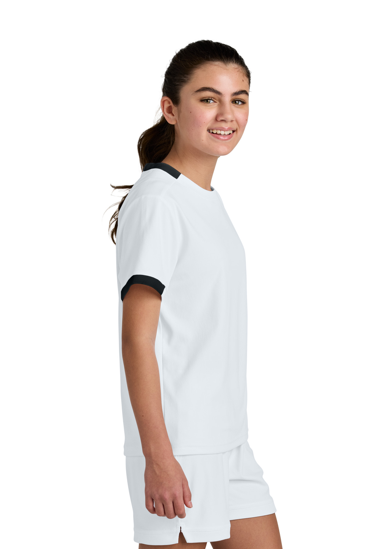 Sport-Tek Youth Club Short Sleeve Crew YST440 20