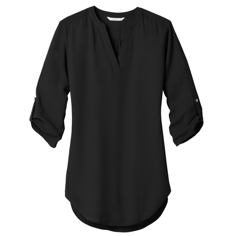 Port Authority Ladies 3/4-Sleeve Tunic Blouse. 32