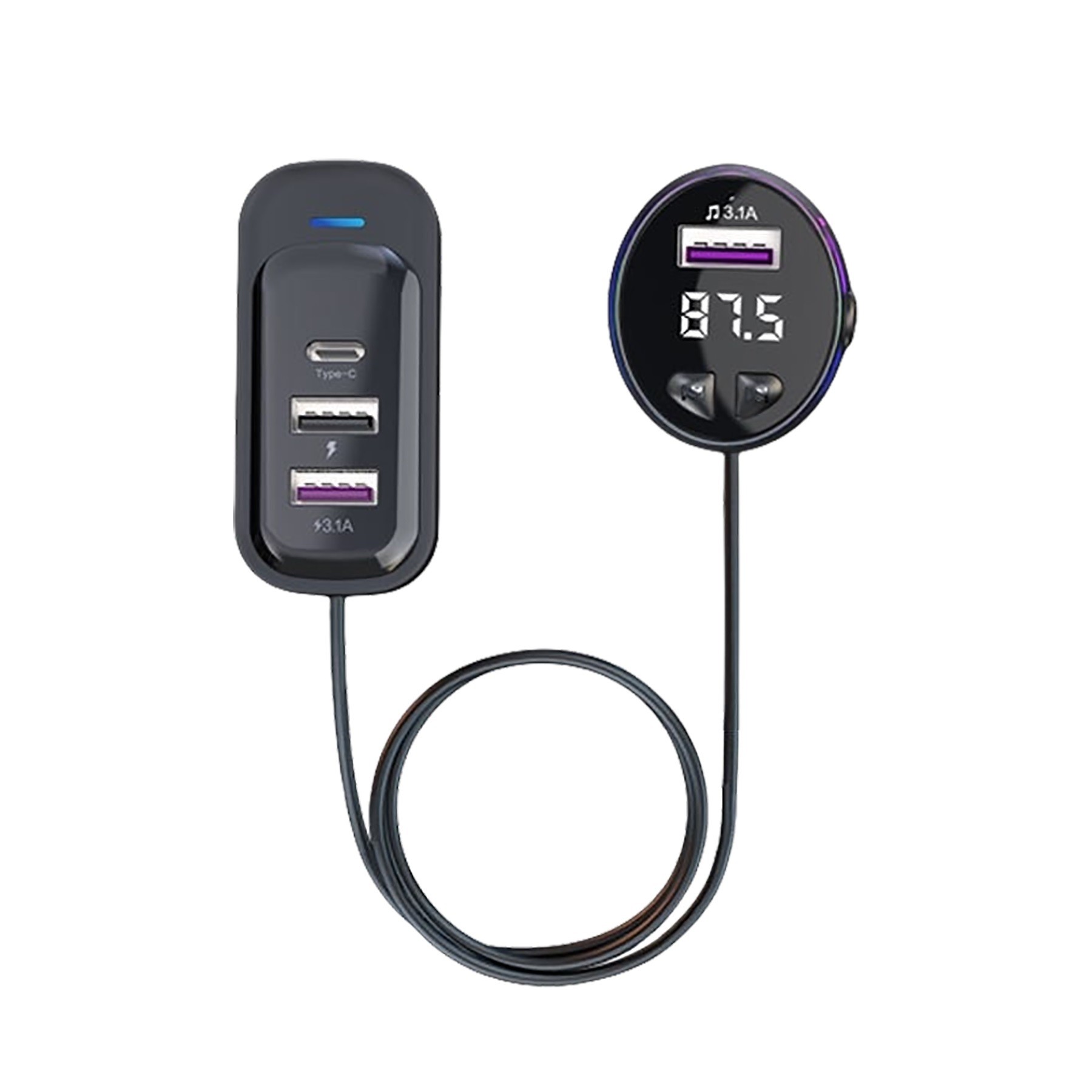 Multi Port Car Charger 2