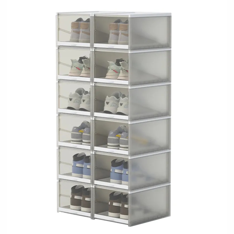 Stackable Dust-Proof Shoe Storage 2