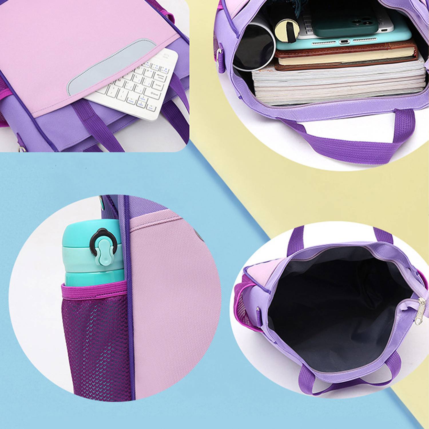 Dual-Use Shoulder and Crossbody Bag with Adjustable Strap 3