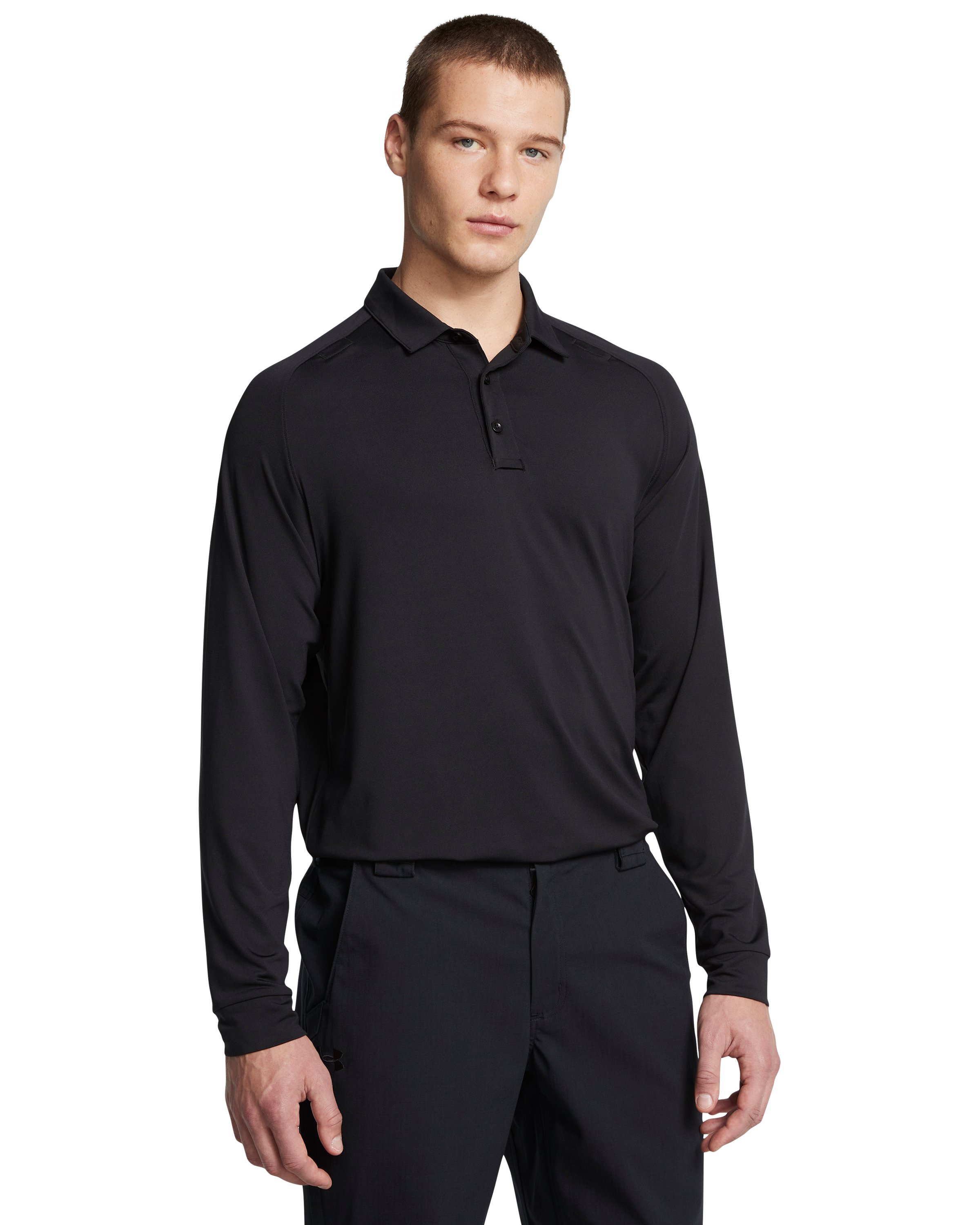 UA Tactical Elite Men's Long Sleeve Polo 4