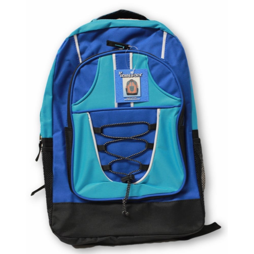 18" Classic Bungee Backpacks - Blue 1