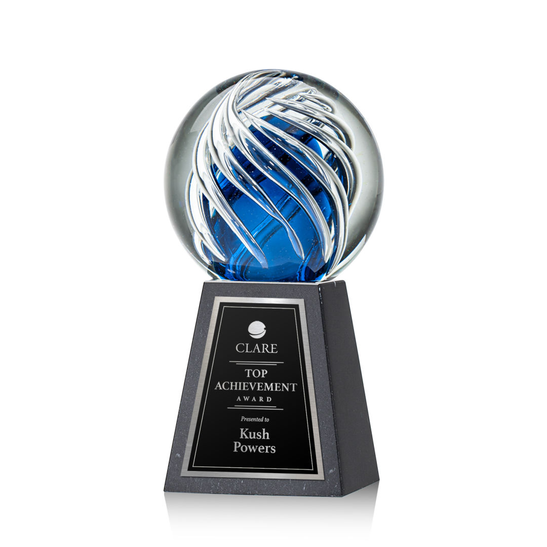 Genista Award on Tall Marble Base 2