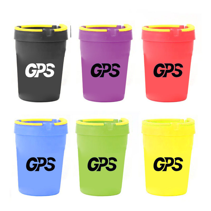 3" Portable Car Plastic Luminous Ashtray 2