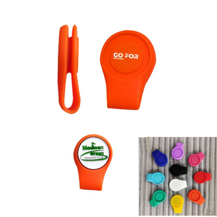Silicone Golf Ball Marker Hat Clip 1