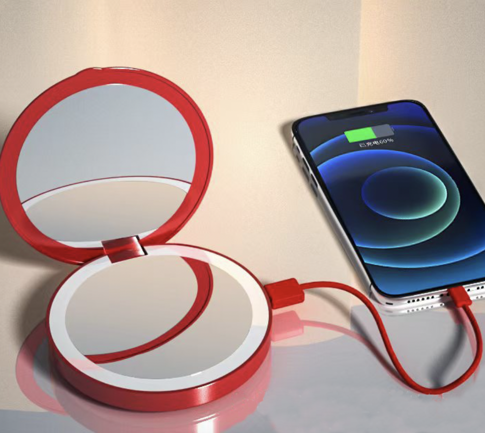 Powerbank LED Mirror with 3x Magnification 2
