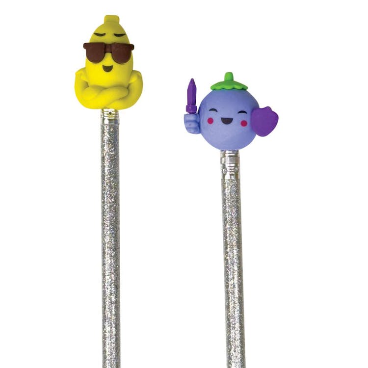 Snack Attack Cool Guys 3D Eraser Toppers 48/Bag 2