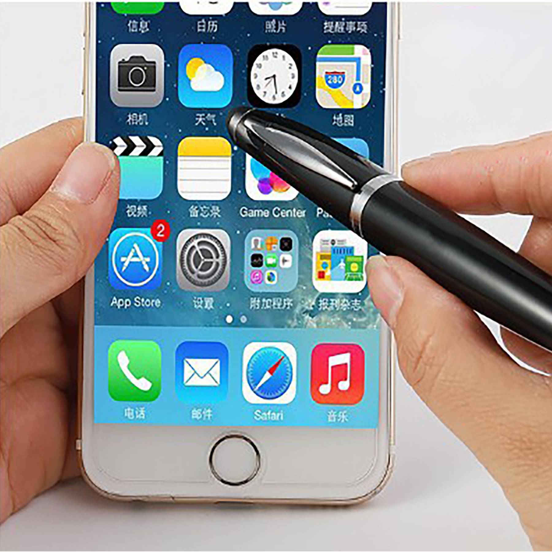 2GB Metal Stylus Pen USB Flash Drive 3