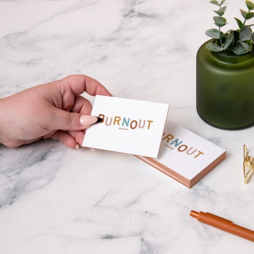 LETTERPRESS BUSINESS CARD - 2.5 X 3.5