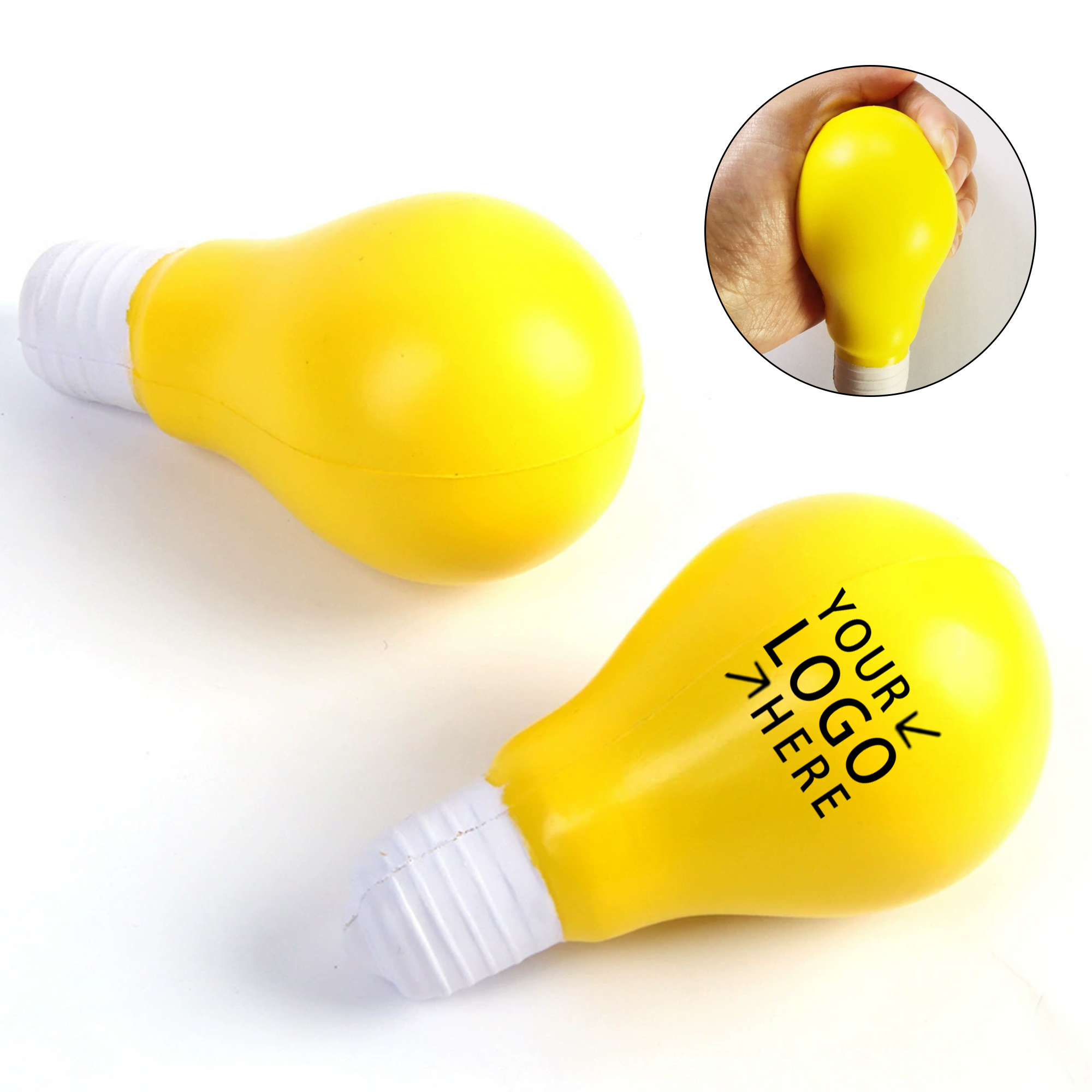 PU Light Bulb Shape Stress Ball 2